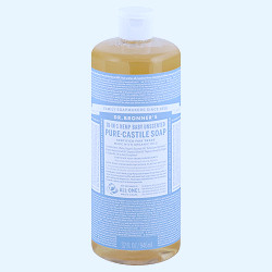 Dr. Bronner's 18-in-1 Hemp Baby Unscented Pure-Castile Soap - Shop Bath &  Hair Care at H-E-B